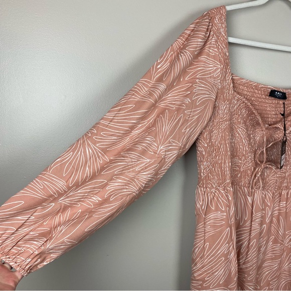 Able Joyce Smocked Midi Dress 100% viscose Size xxl new pockets - Picture 4 of 15